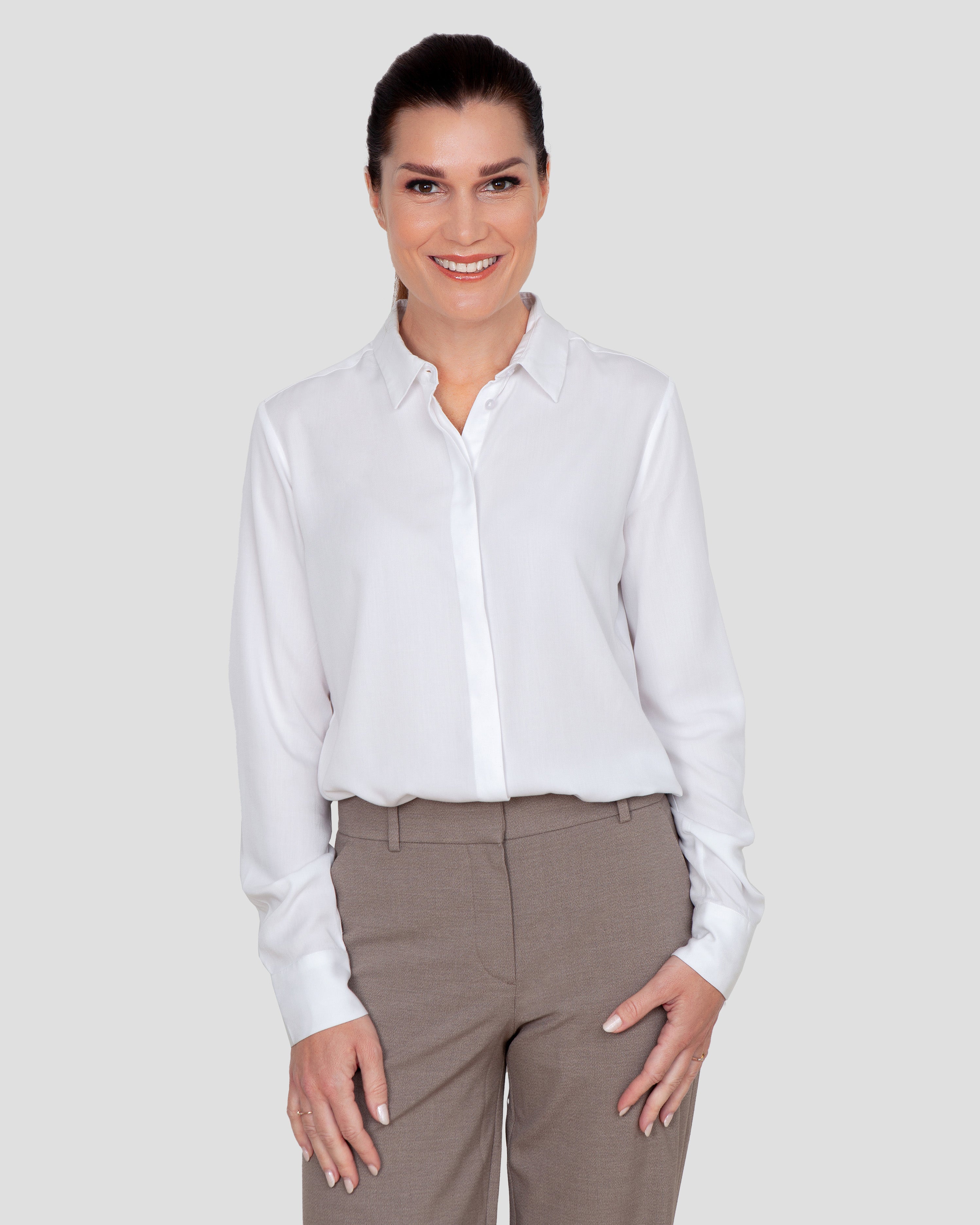 Chemise classique - blanche